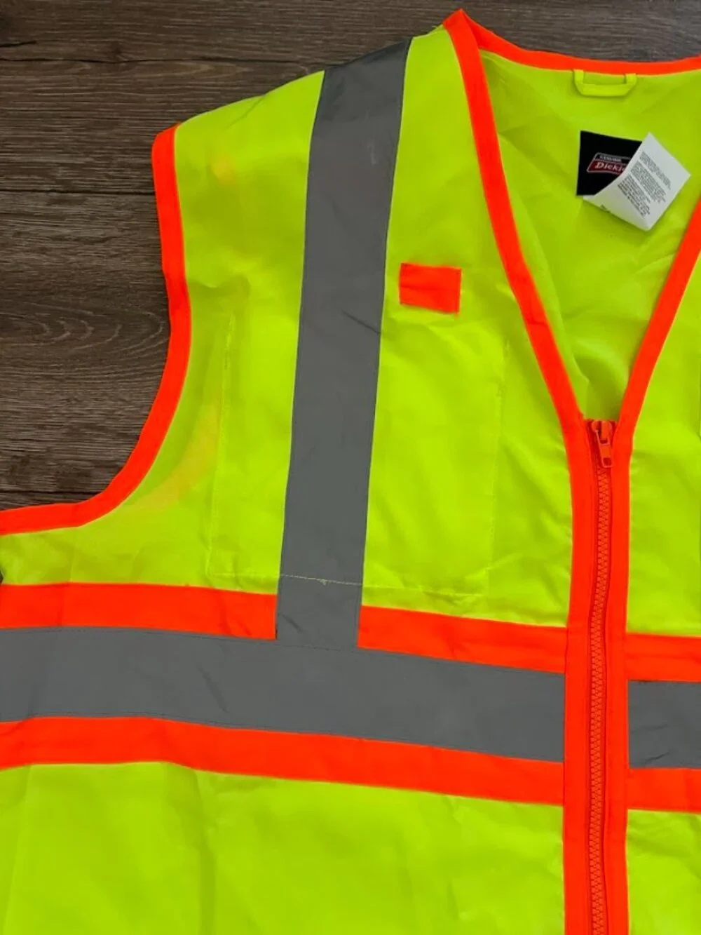 Dickies 3M Neon Yellow Safety Vest Reflective Work Vest Size 2XL